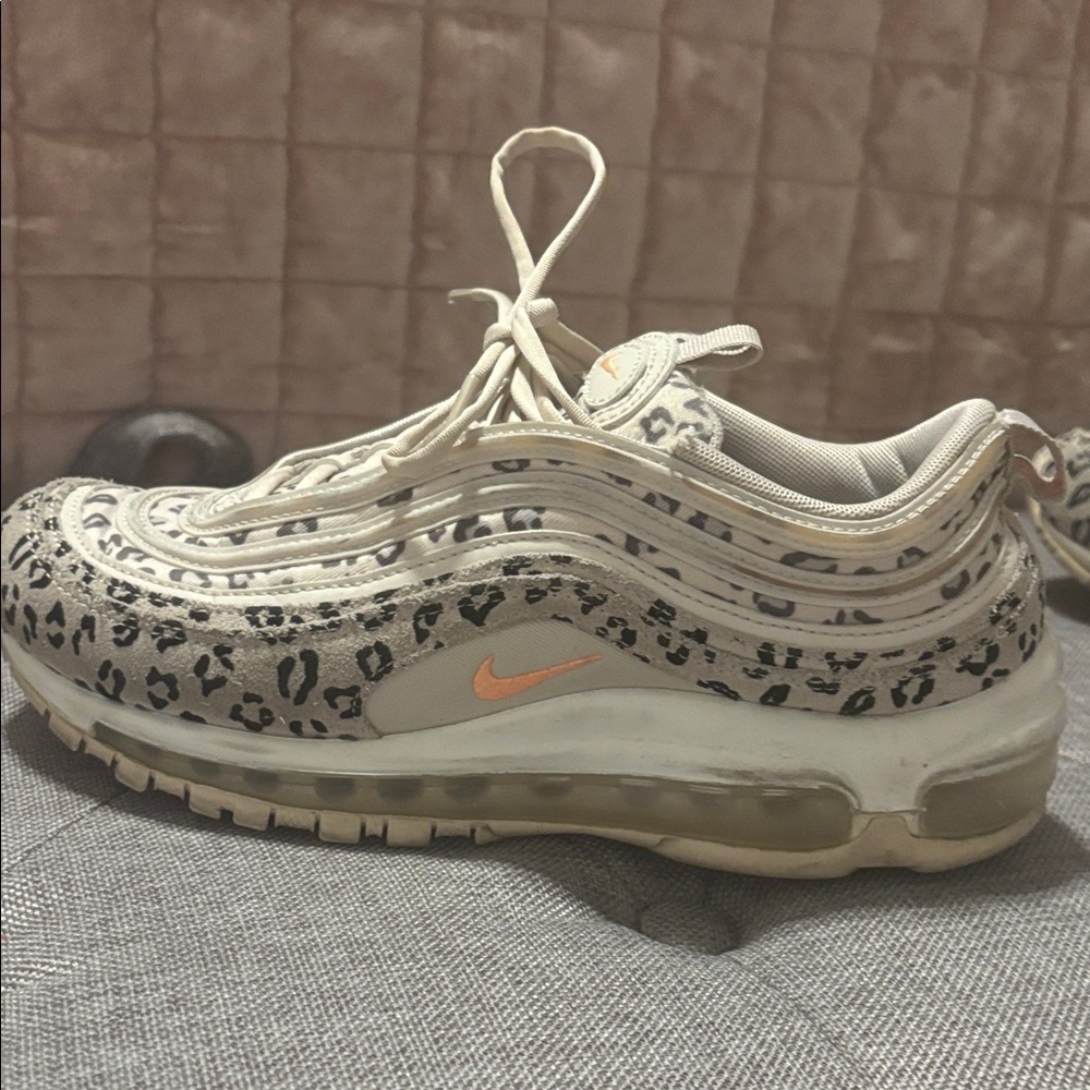 Nike Air Max 97 Leopard Print Sneakers Size 8 Animal Print Running Shoes